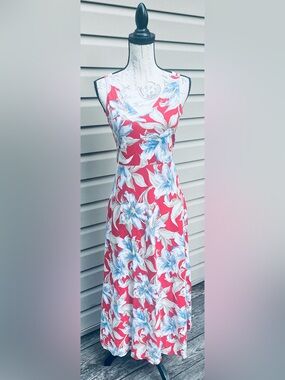 Chaps Floral Sleeveless Dress